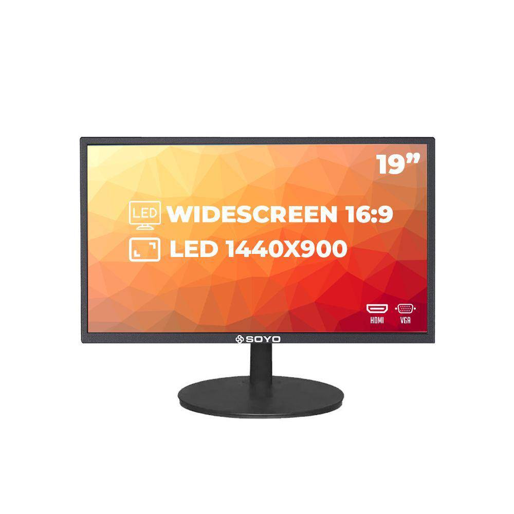 Monitor led 19 5 hmi vga widescreen 19 5 fox racer | Extra