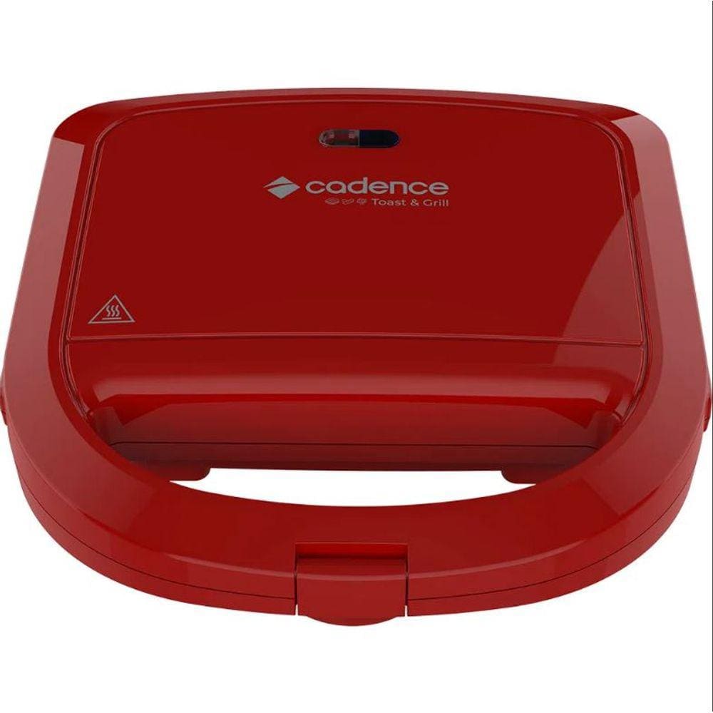 Misteira Sanduicheira Cadence Vermelha SAN261 Mini Grill