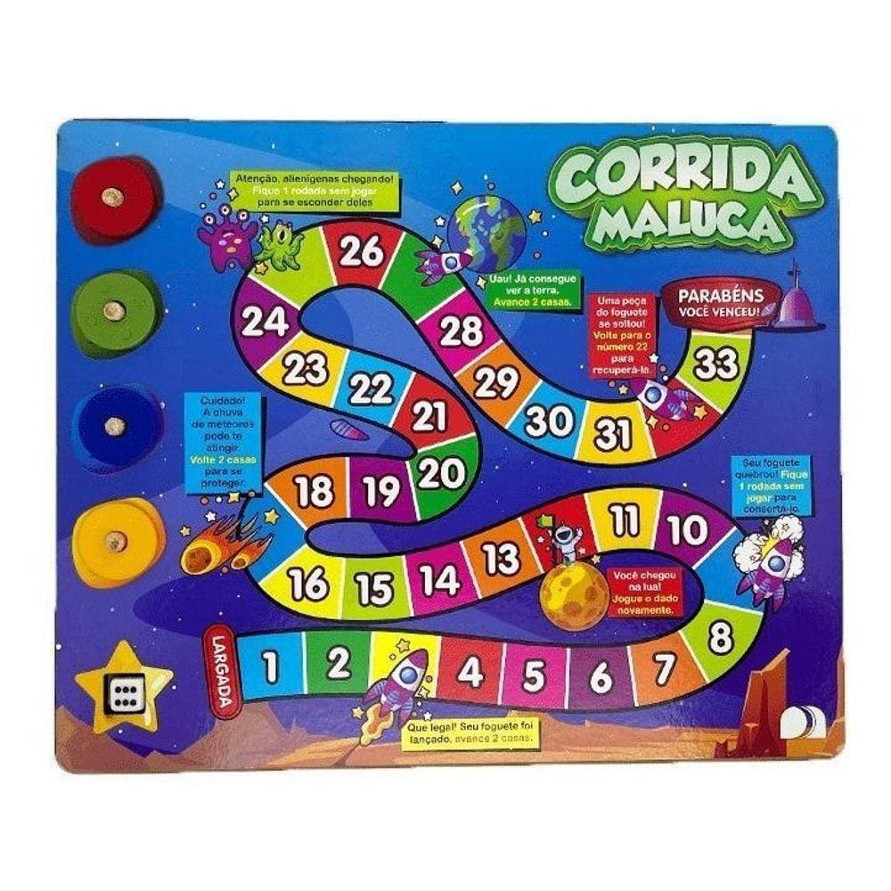 Corrida Maluca Board Game