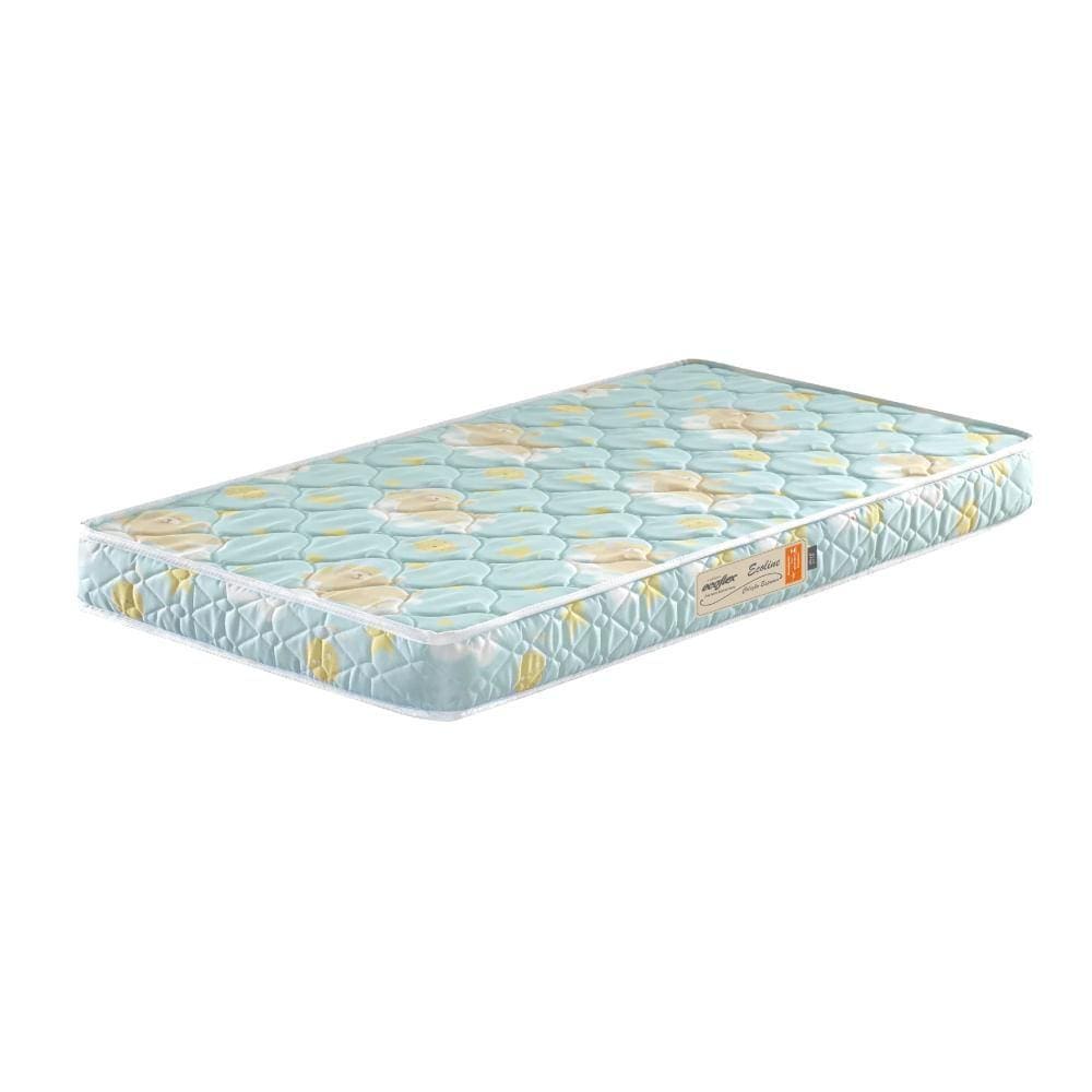 Colchão para Berço Padrão Americano D18 Verde- 70x130x10 cm