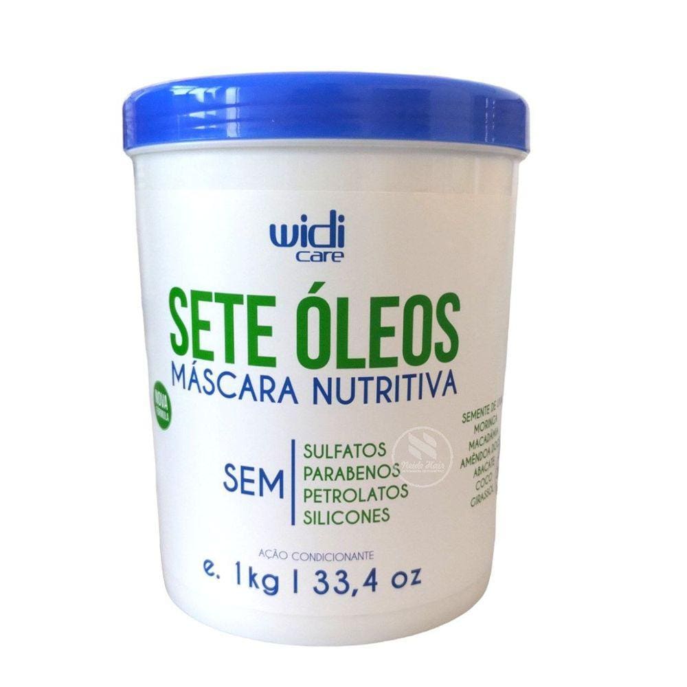 Sete Oleos Máscara Nutritiva Widi Care Nutrição 1kg