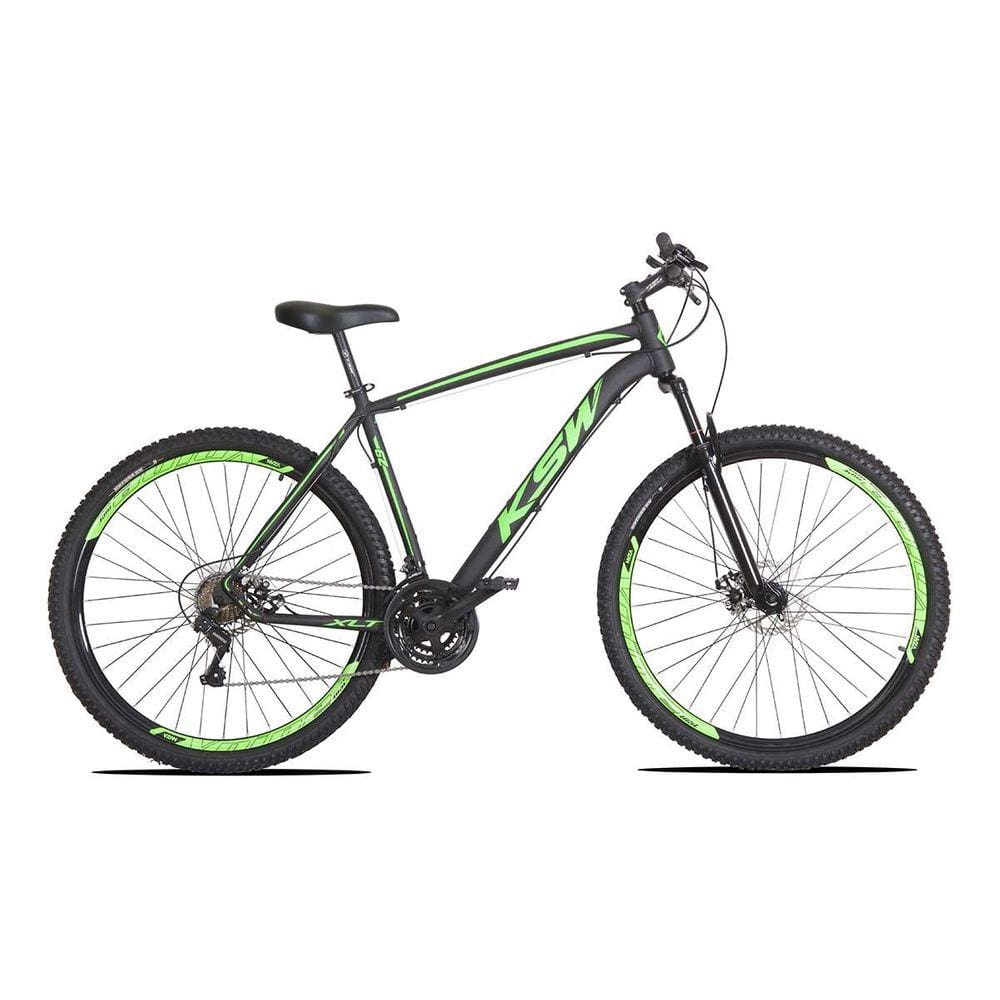 Bicicleta MTB Aro 29 KSW XLT 24 Marcha Freio Disco Suspensão