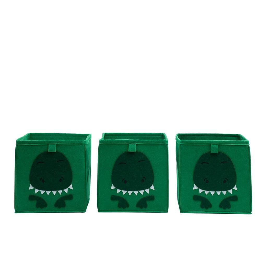 Kit 3 organizadores infantis dobráveis para roupas e brinquedos - Oikos
