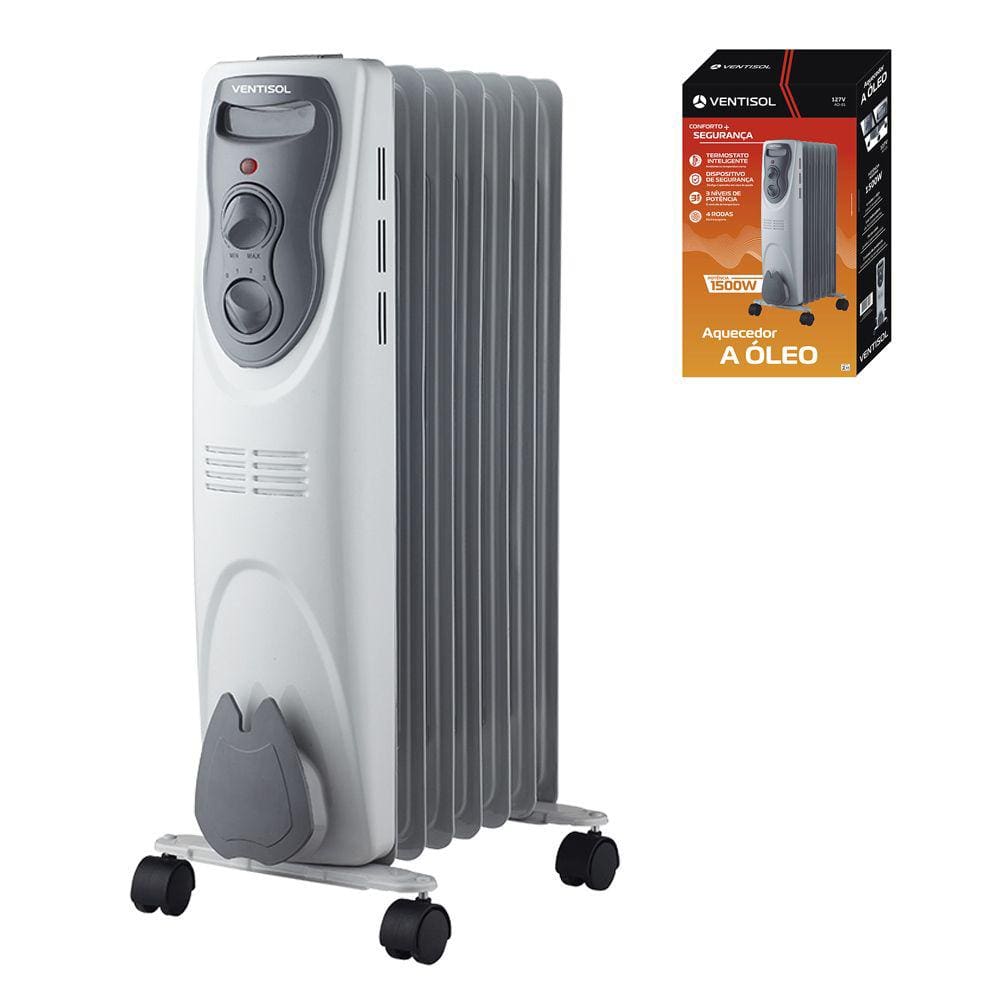 Aquecedor Doméstico Elétrico Óleo Ao-01 127v Ventisol