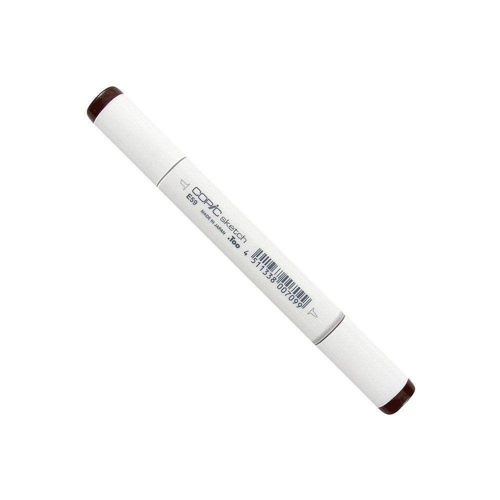 Marcador Para Desenho Copic Sketch E59 Walnut