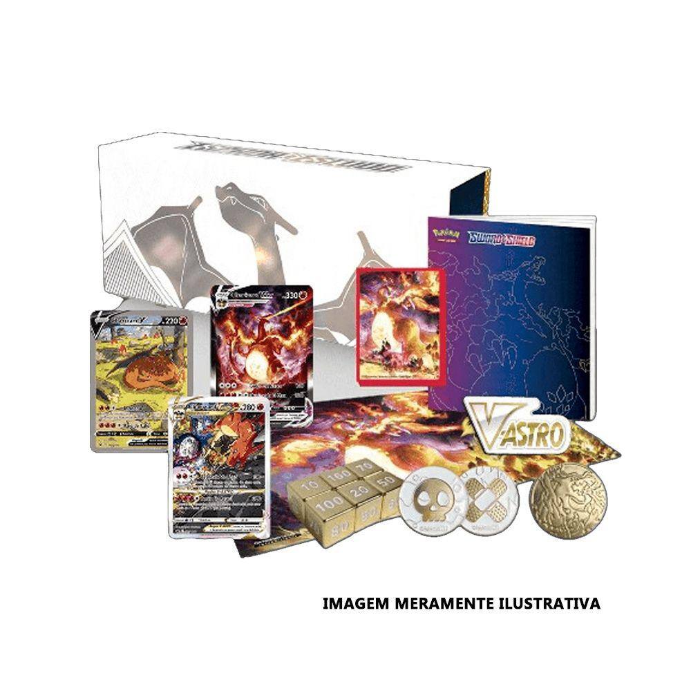 Pokemon Box de Coleção Especial Realeza Absoluta Jogo de Cartas Copag 32191