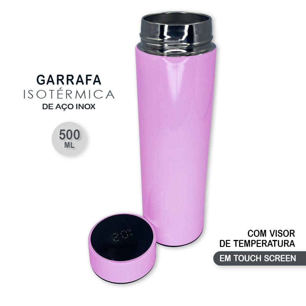 Garrafa Térmica com Termômetro Digital 500ml