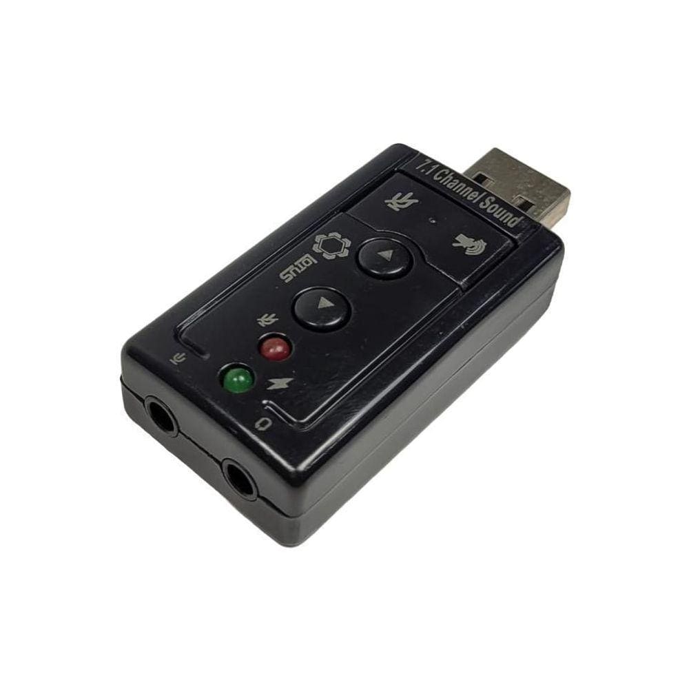 Adaptador Usb Se Placa De Som Com P2 Pc Notebook Ad-02