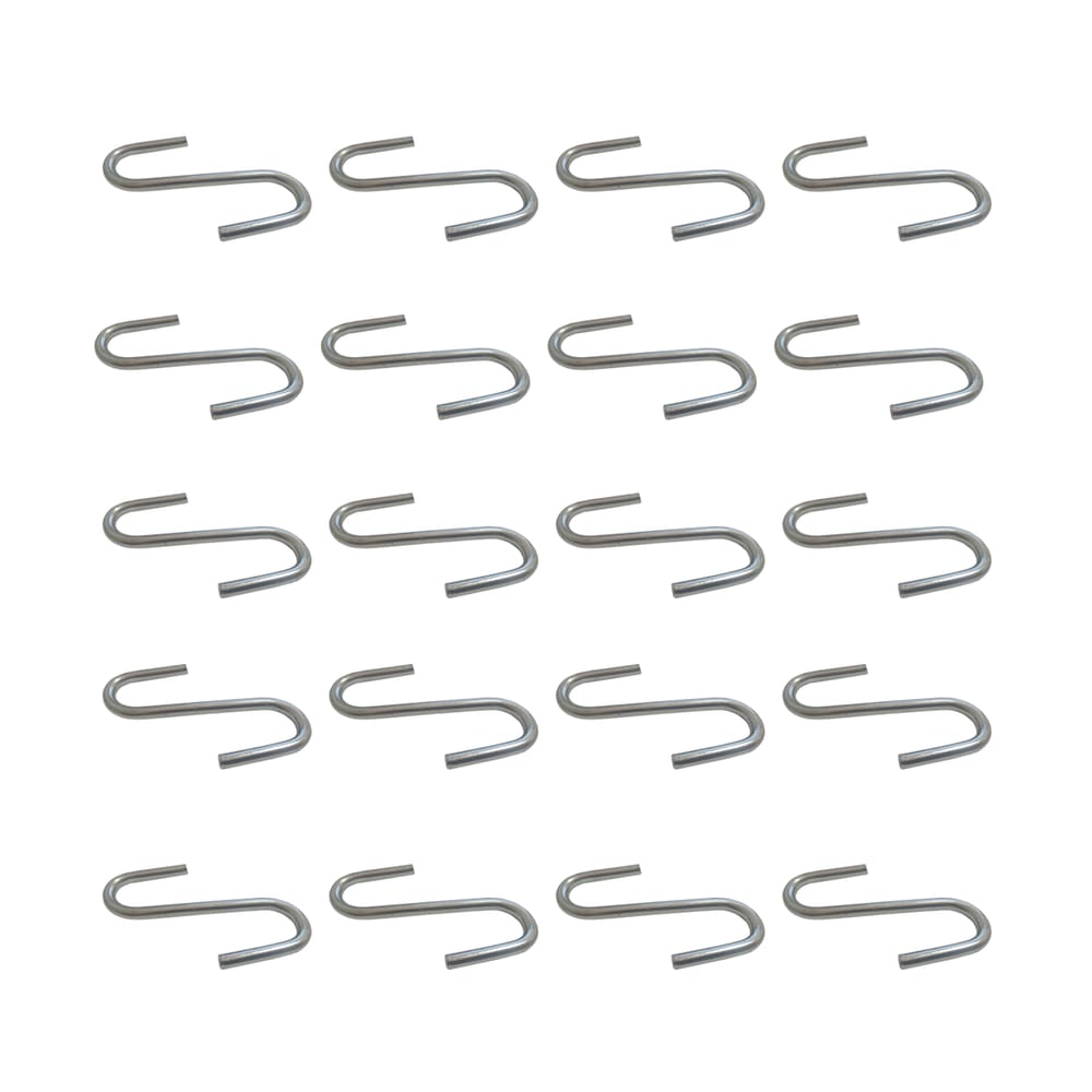 Kit 20 Ganchos S Para Barra e Puxadores Academia Musculação