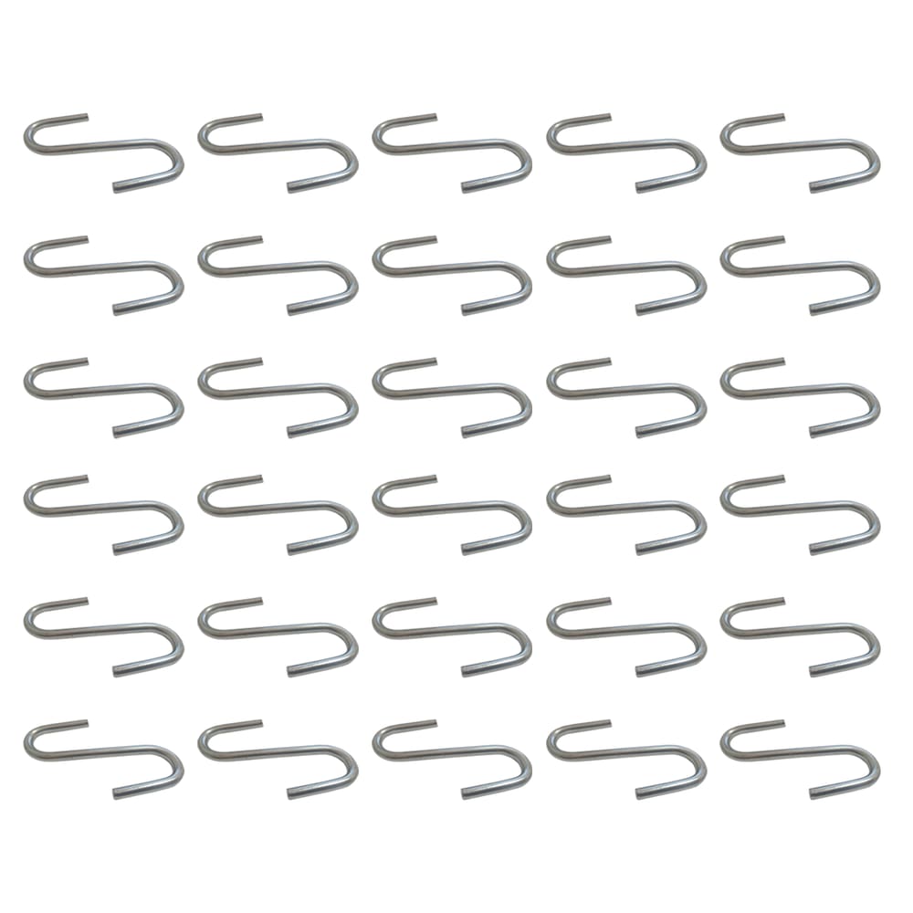 Kit 30 Ganchos S Para Barra e Puxadores Academia Musculação