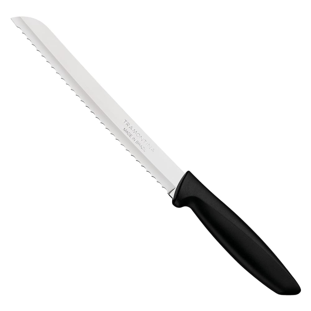 Faca Para Pão Bolo C/ Serra Em Aço Inox Plenus Tramontina