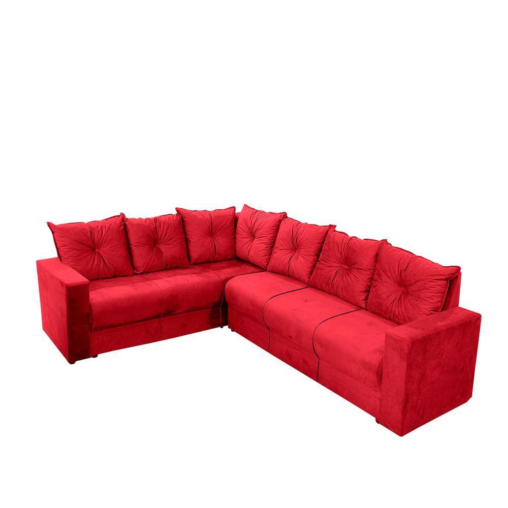 Sofa retratil em l pequeno Extra