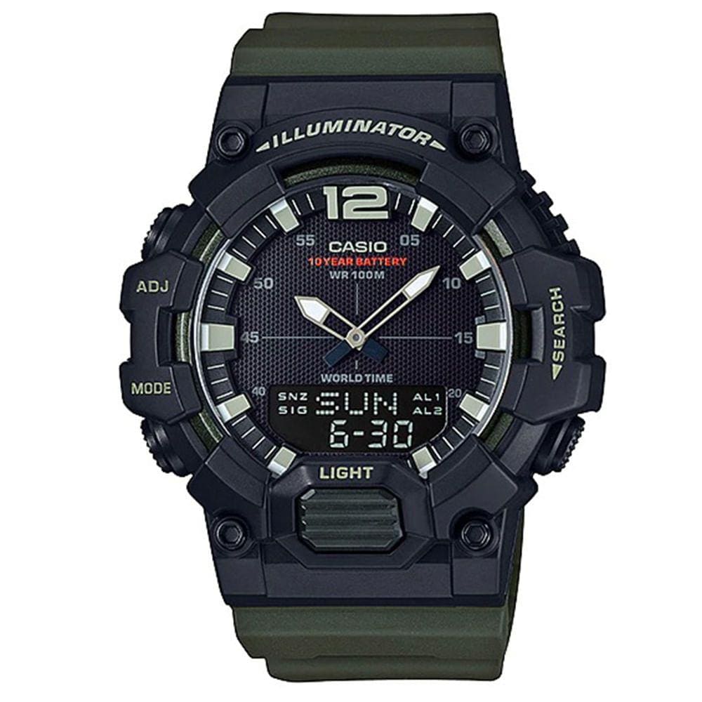 Relógio CASIO masculino anadigi HDC-700-3AVDF