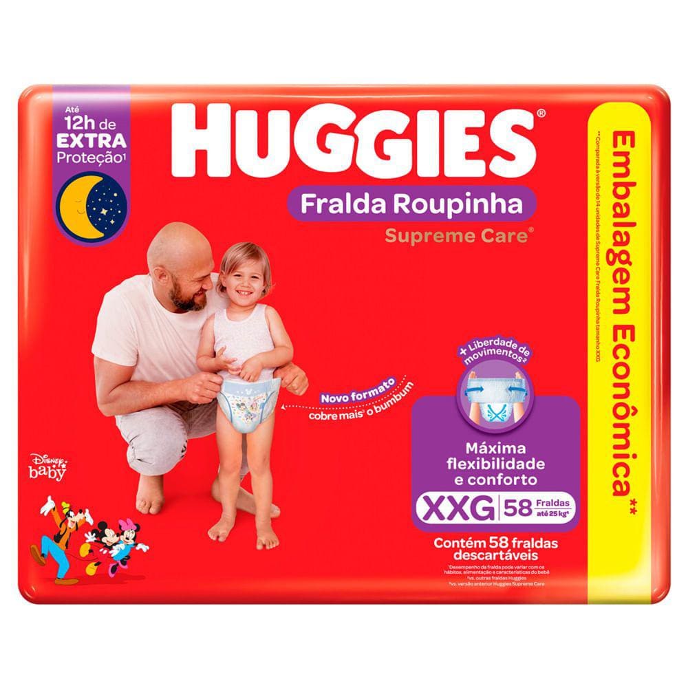 Fralda Huggies Roupinho Xxg | Extra | Extra