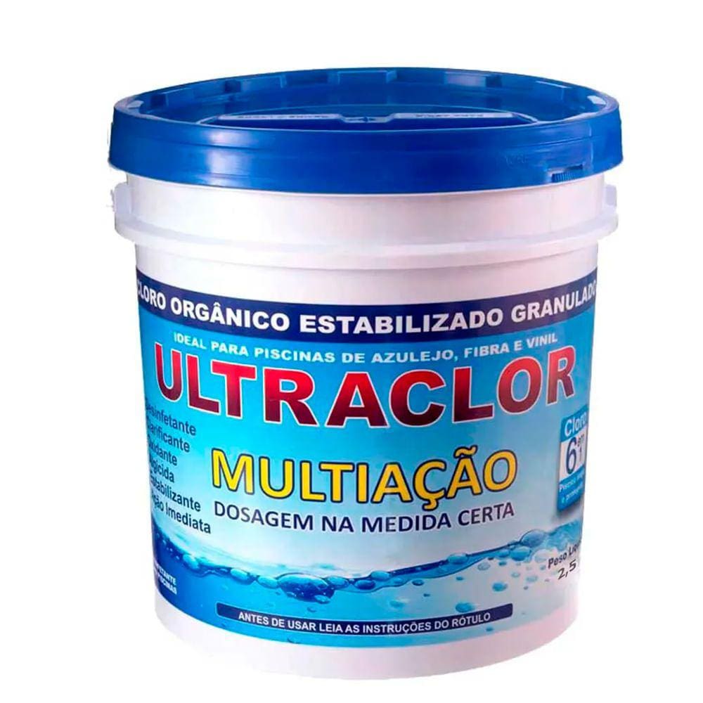 Cloro Ultraclor Multiação 6 Em 1 - 2,5kg