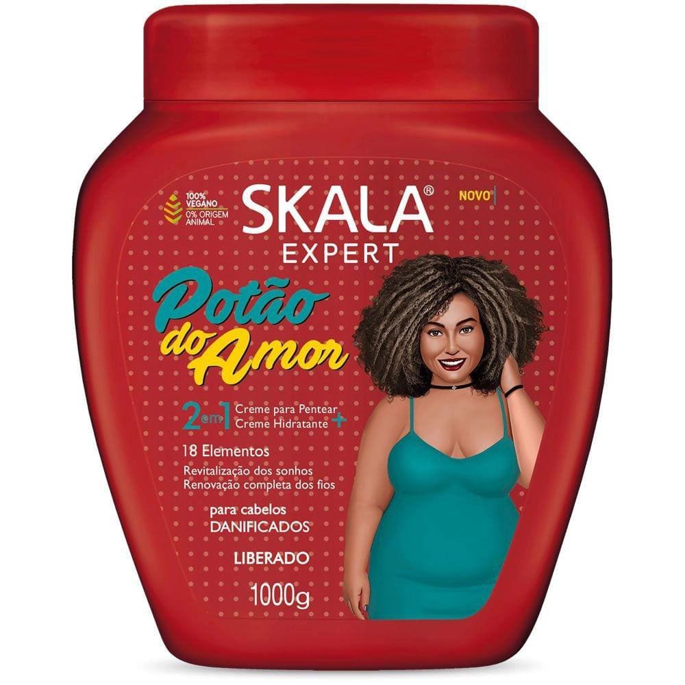 Máscara Capilar De tratamento Skala Potão do Amor 2 Em 1 - 1kg