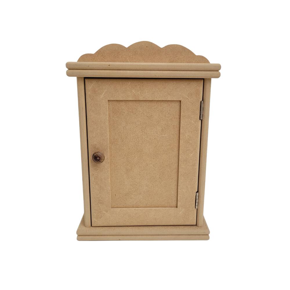 Armarinho Porta chave com portinha 20x7x29cm - Jeito Próprio Artesanato