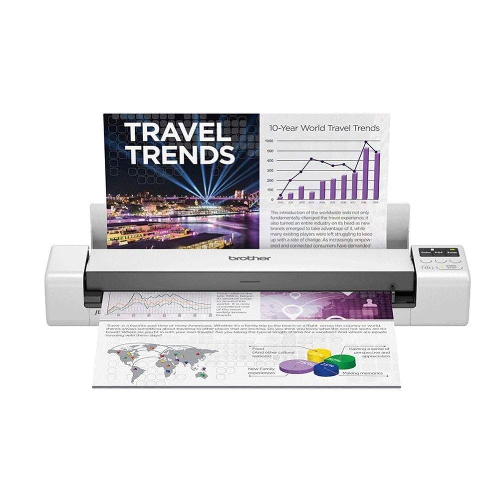 Scanner Brother Portátil A4 Duplex Wifi 15Ppm Ds940Dw