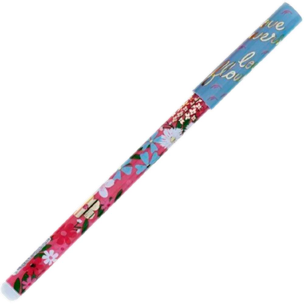 Caneta esferográfica tinta azul Love Flowers 5 Molin