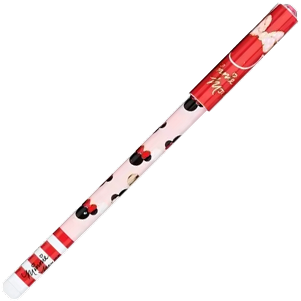 Caneta esferográfica 1.0mm Minnie Fashion TP verm/dour Molin
