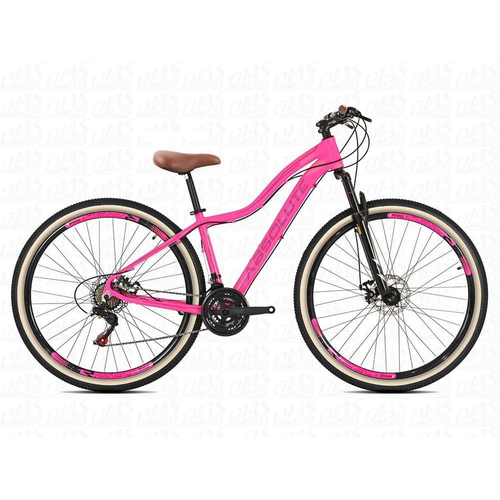 Bike Feminina 29 Retro Absolute Hera 24 Marcha Freio a Disco