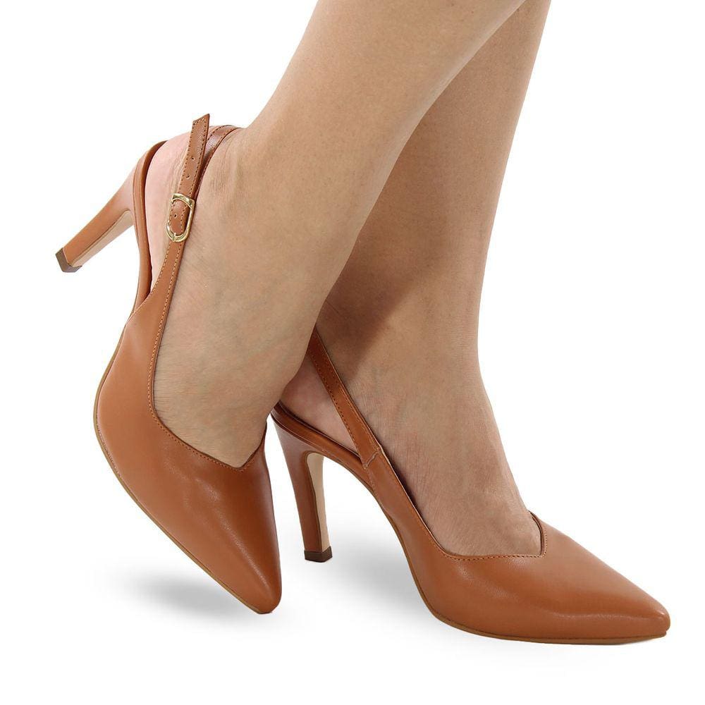 Scarpin Modarpe Salto Médio Fino Confortável Corte V S03