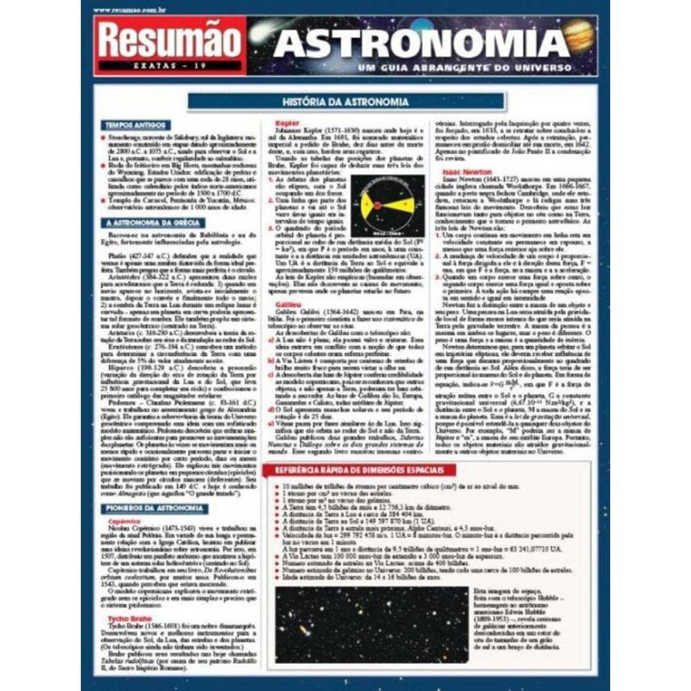 Astronomia - Colecao Resumao