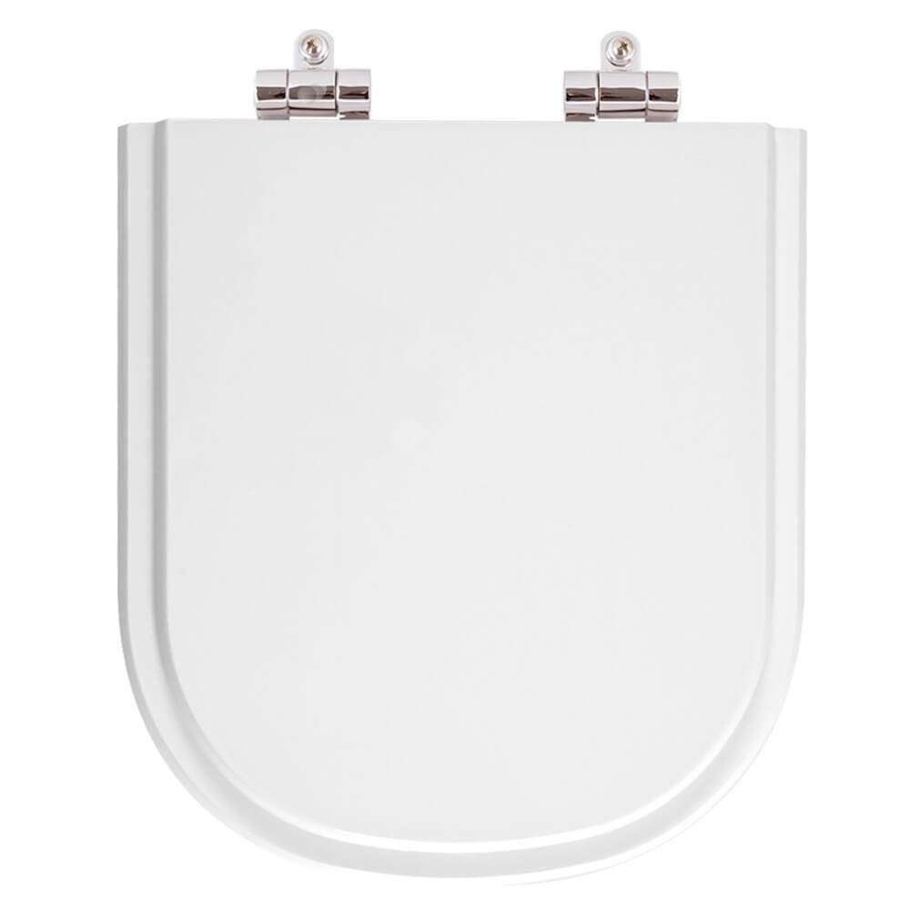 Assento Sanitário Soft Close Flox Branco Para Vaso Fiori