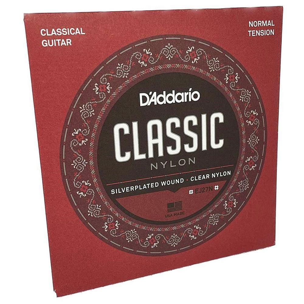 Jogo De Cordas Em Nylon Para Violão - Daddario  Ej27n - Tensão Normal