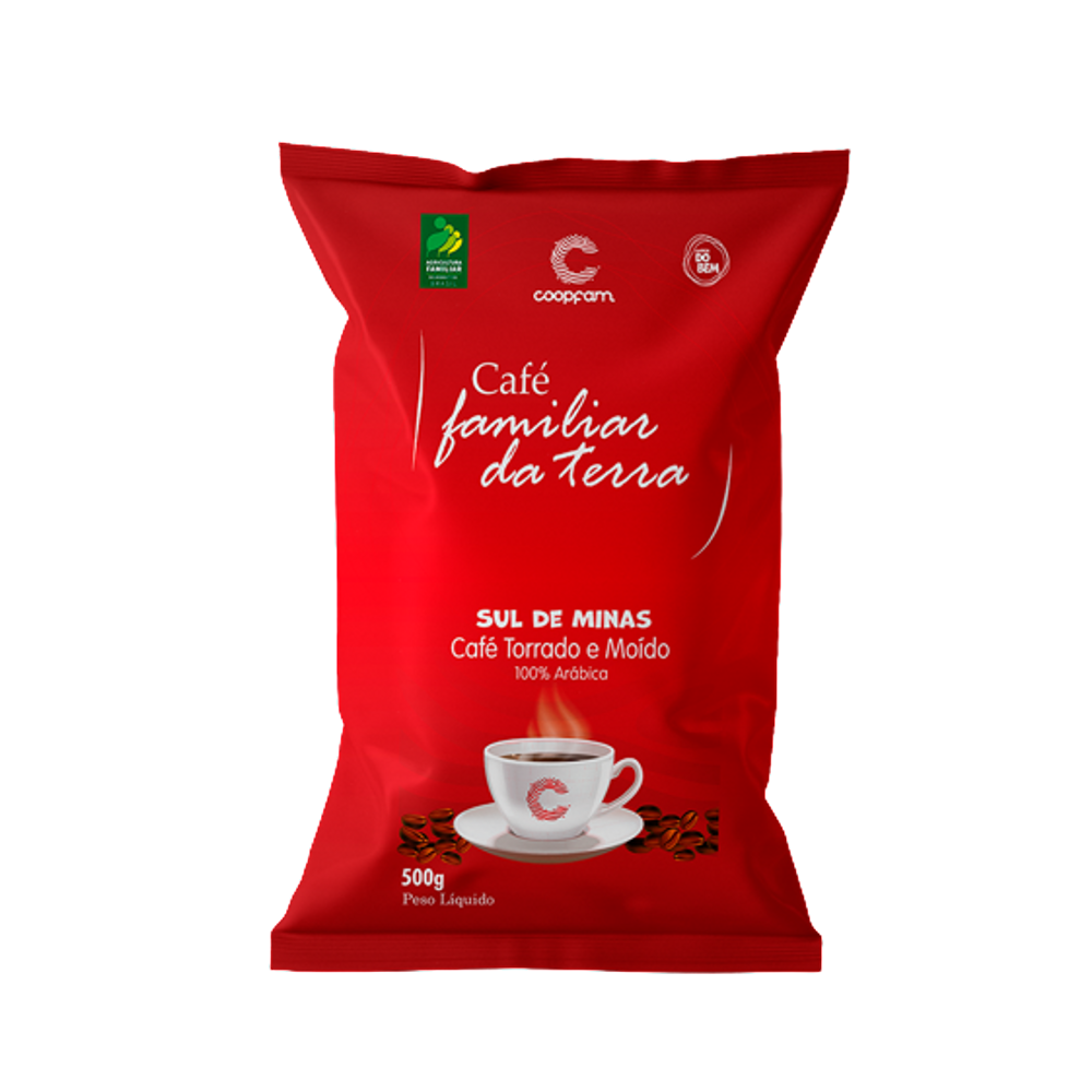 Café Familiar da Terra Sustentável Moído Coopfam 500g