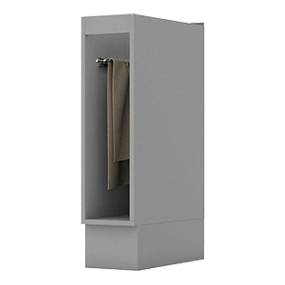 Balcão Porta Toalha 20 cm Americana Cinza - Henn