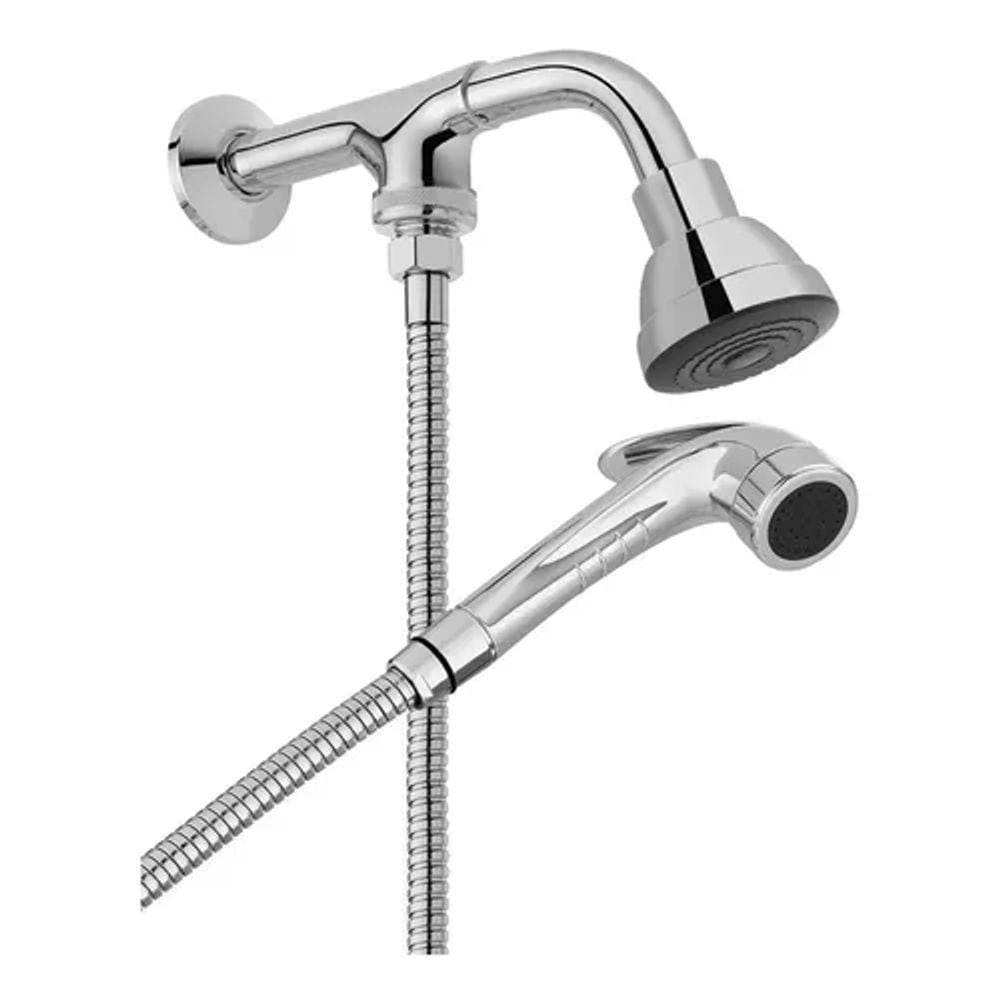 Chuveiro Ducha Cromada Com Chuveirinho Bonnaducha - Docol