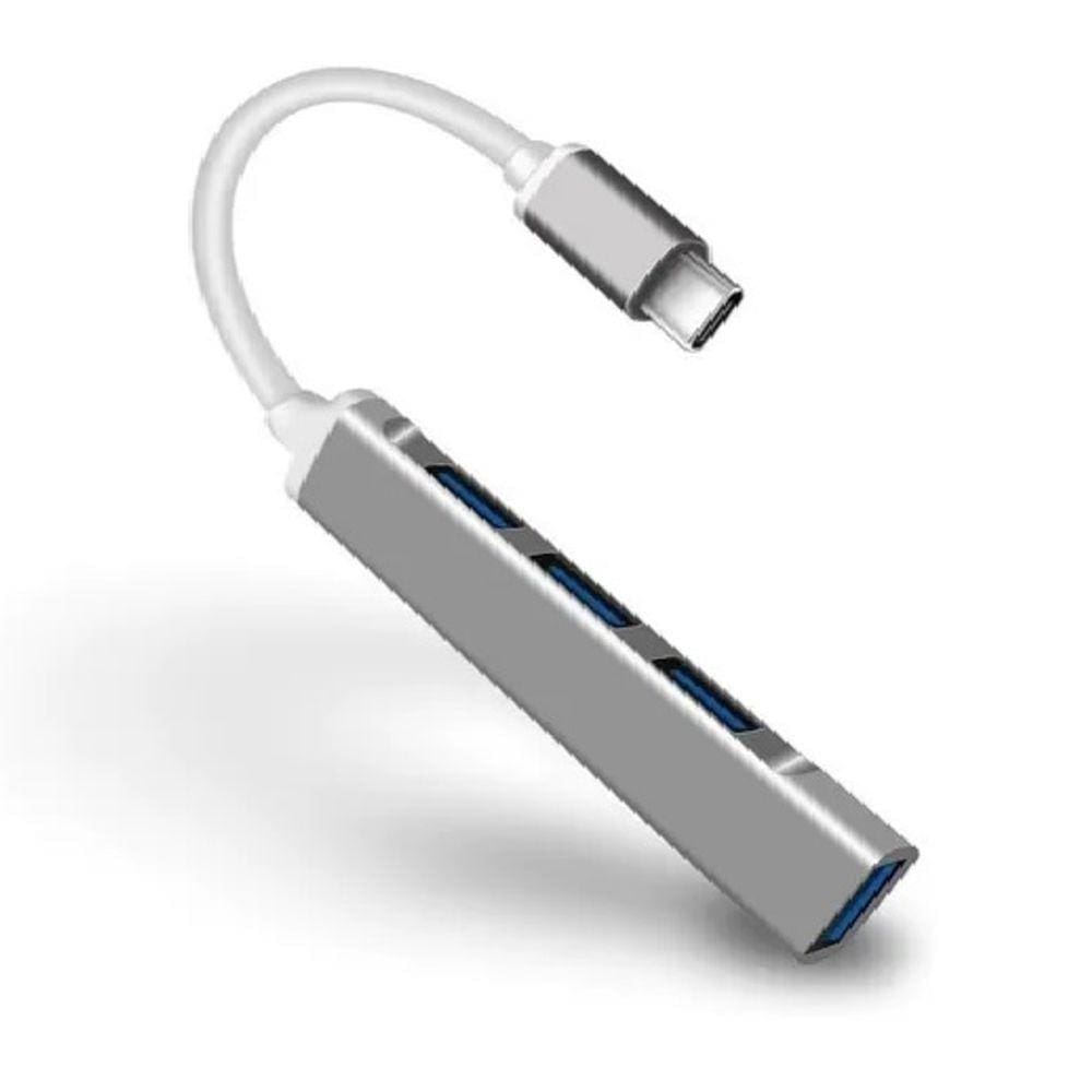 Adaptador Hub Usb C 4 Em 1 Multifuncional Para Macboook