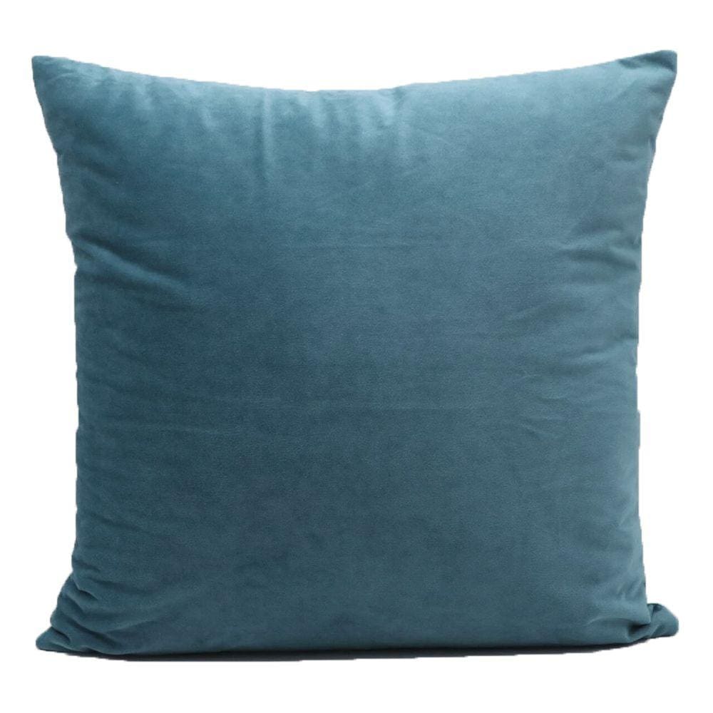 Capa De Almofada Com Zíper 45x45cm Suede Lisa Decoração
