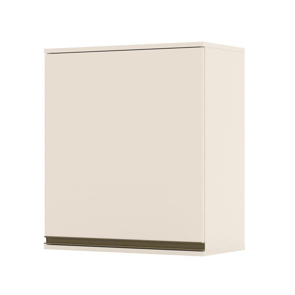 Armário Aéreo 01 Porta 60cm Connect Off White Henn