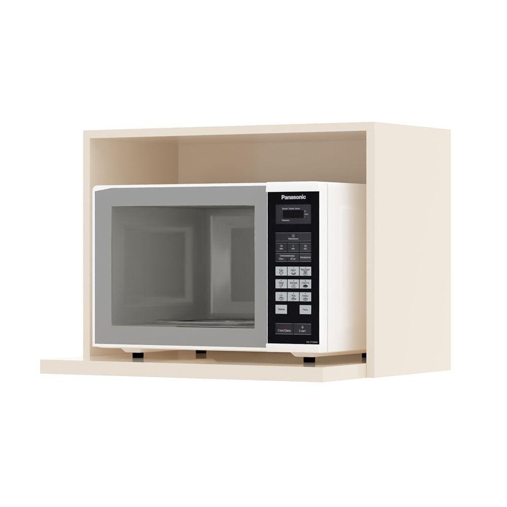 Armário Aéreo Micro-Ondas Connect Off White Henn