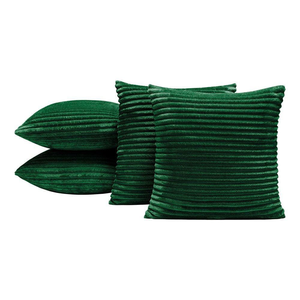 Kit 04 Almofadas Cheias Velvet Bariloche 45cm x 45cm - Verde