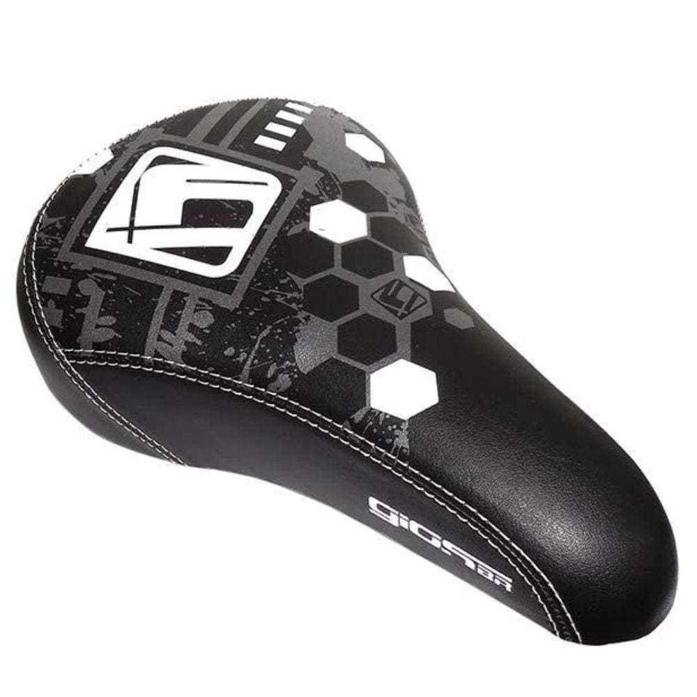 Selim Gios Bmx Sela Bike Bicicleta Preto / Branco