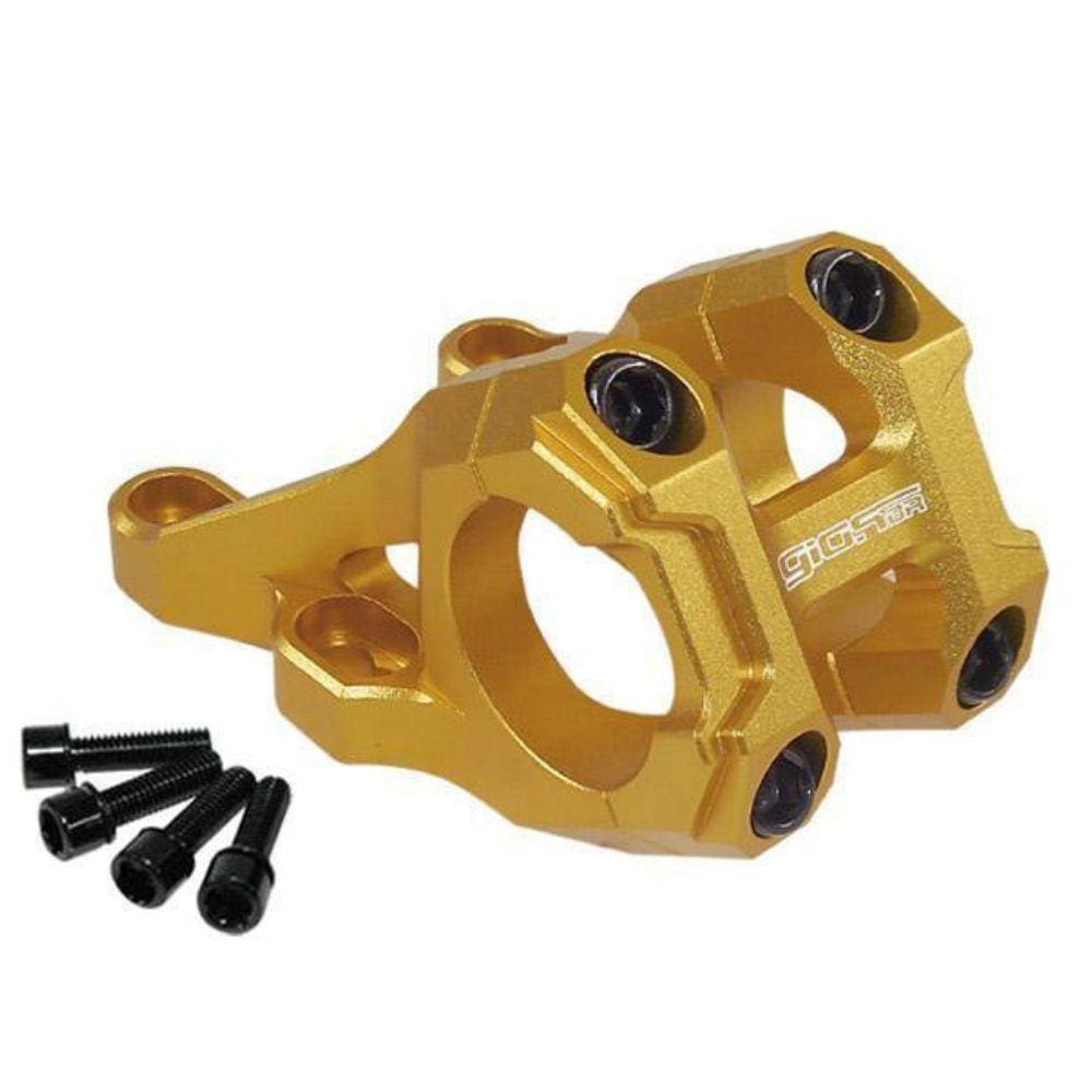 Suporte Guidão Mesa Gios Boxer Integrada Downhill Dourado