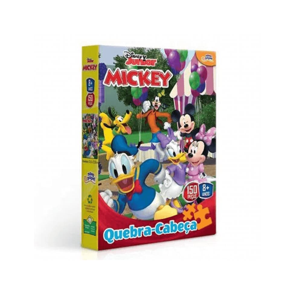 Quebra Cabeça 150 peças Turma do Mickey 8002 - Toyster