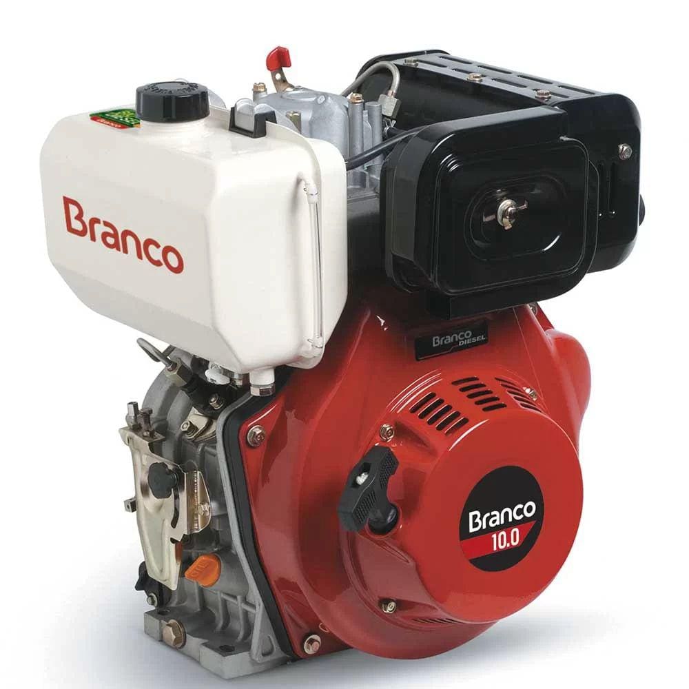 Motor Estacionário Diesel 10cv Partida Manual Branco Motores