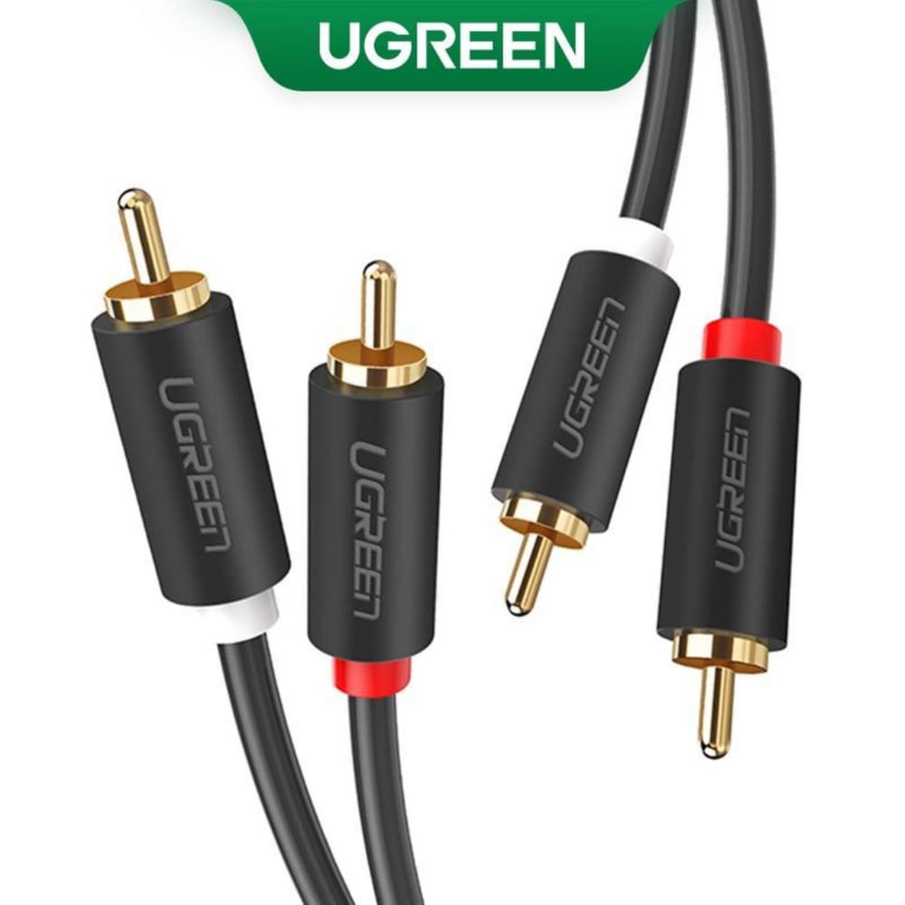 Cabo de áudio RCA Ugreen 2mts 2RCA A 2 Macho`