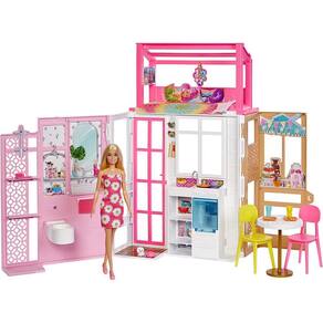 Casa bonecas escala Barbie com garagem Milla Sonhos DARAMA