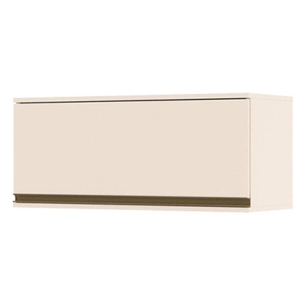 Armário Aéreo 1 Porta Basculante 80 cm Connect Off White - Henn