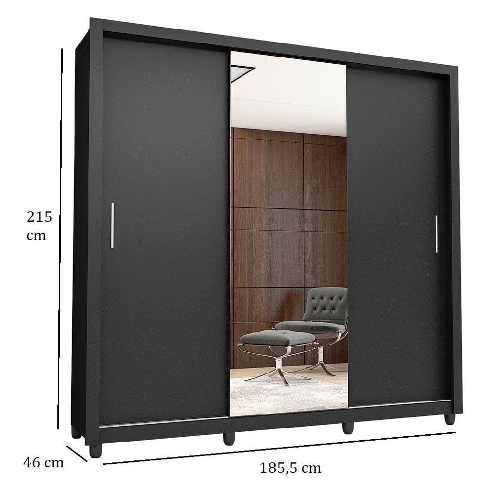 Guarda Roupa Clara Plus Casal 3 Portas | Extra