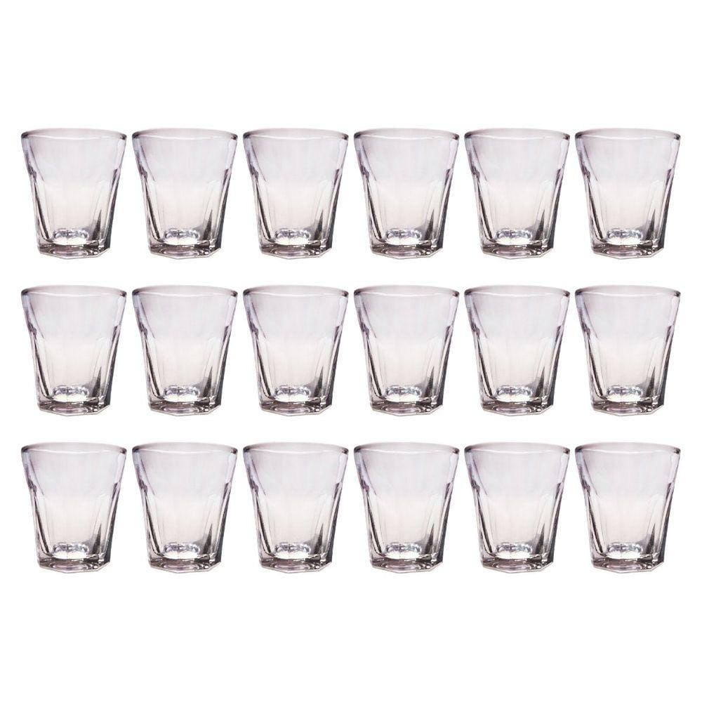 Kit 18 Peças Copo Shot Vidro Tequila Cachaça Bar 45ml Dose
