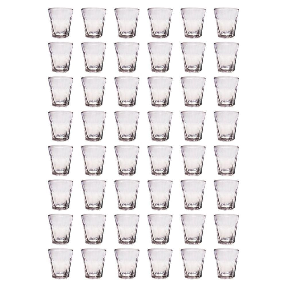 Kit 48 Peças Copo Shot Vidro Tequila Cachaça Bar 45ml Dose