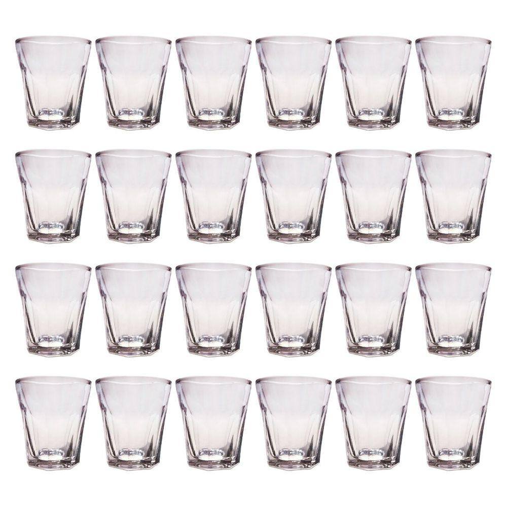 Kit 24 Peças Copo Shot Vidro Tequila Cachaça Bar 45ml Dose