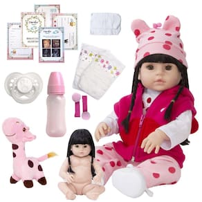 Bebe Menina Reborn Realista Princesa 100% Silicone + Itens