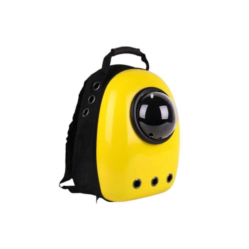 Mochila Sabrina Pet Panorâmica Prizi Amarela 43x22x30cm